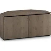 Lancaster 221CR 44" Corner TV Stand AV Cabinet in Barn Board Oak